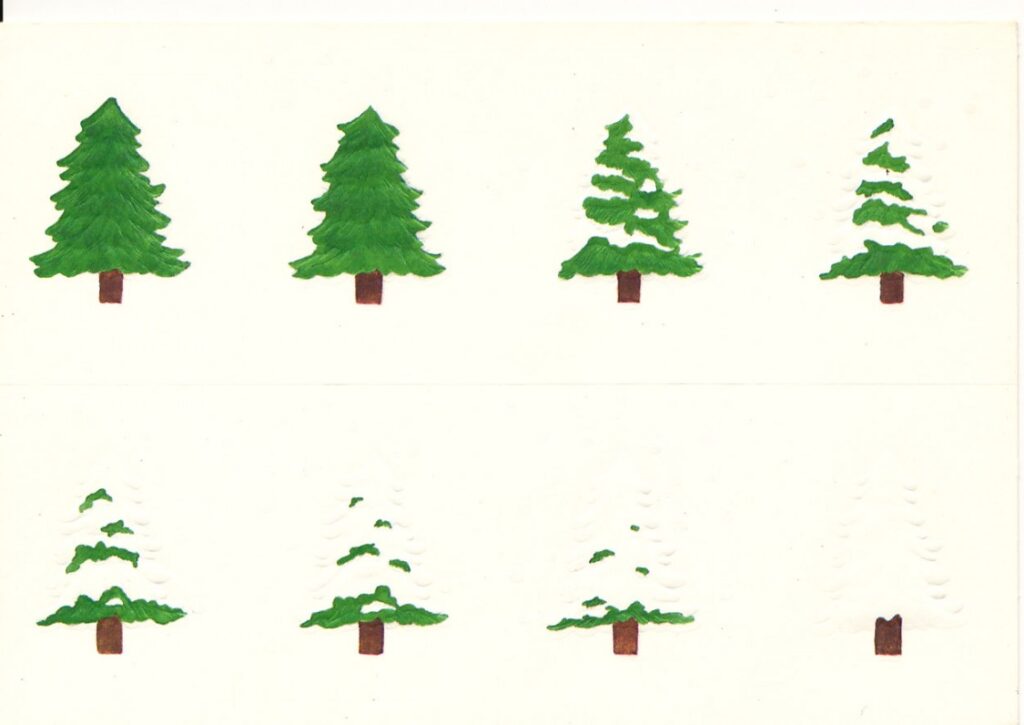 A. Čepėnienės Kalėdų ir Naujųjų metų sveikinimas A. ir S. Santvarams. JAV, 1981 m.