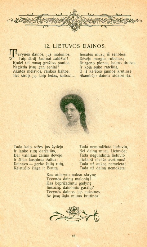 Fragmentas iš 1920 m. „Pavasario balsų“ leidimo…