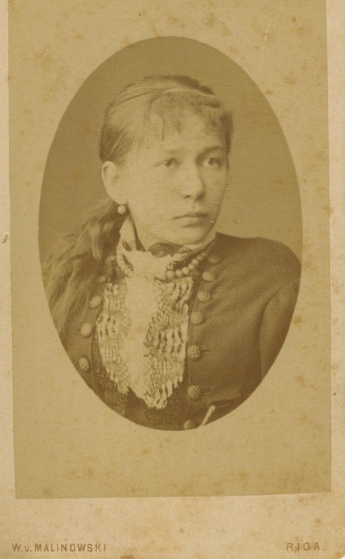 G. Petkevičaitė. Ryga. Apie 1877 m. V. Malinovskio nuotrauka