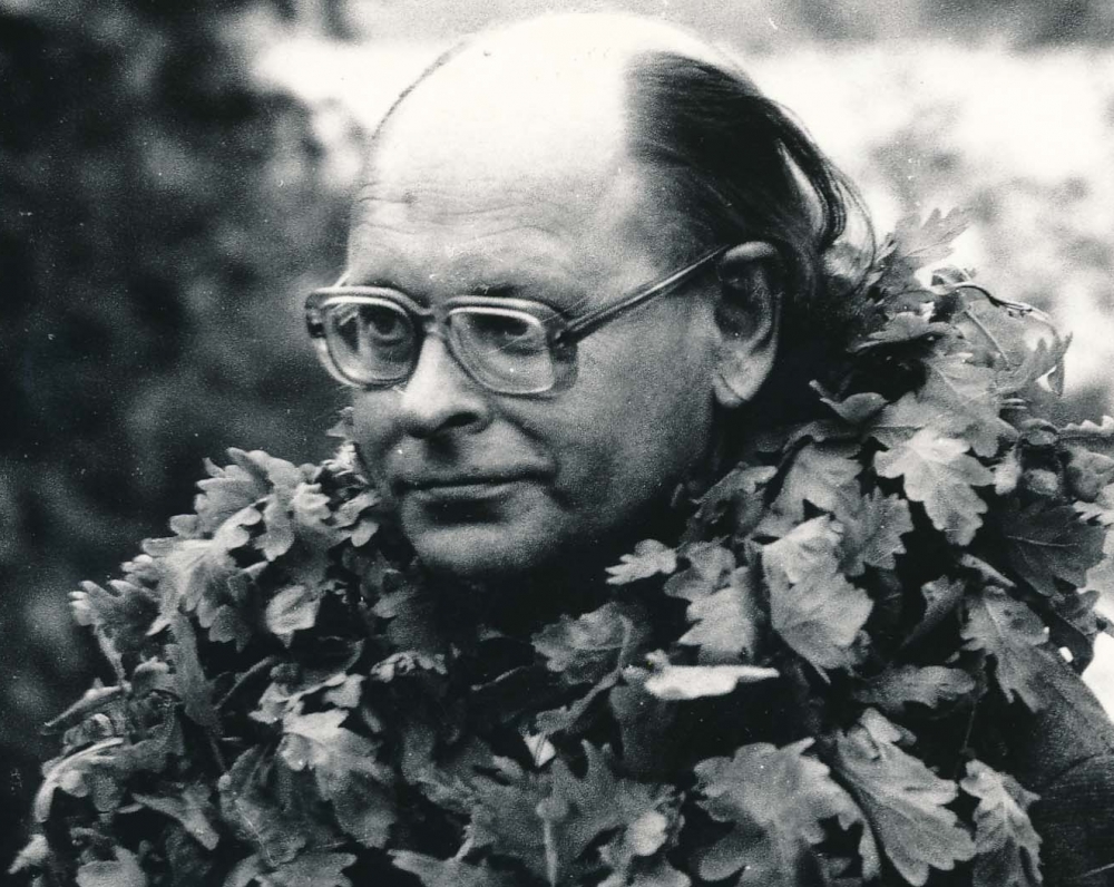 J. Strielkūnas – 1991 m. Poezijos pavasario laureatas. A. Urbano fotografija
