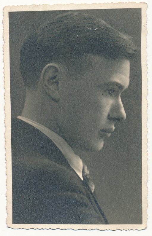 Paulius Jurkus – VDU studentas. Kaunas, 1938 m.
