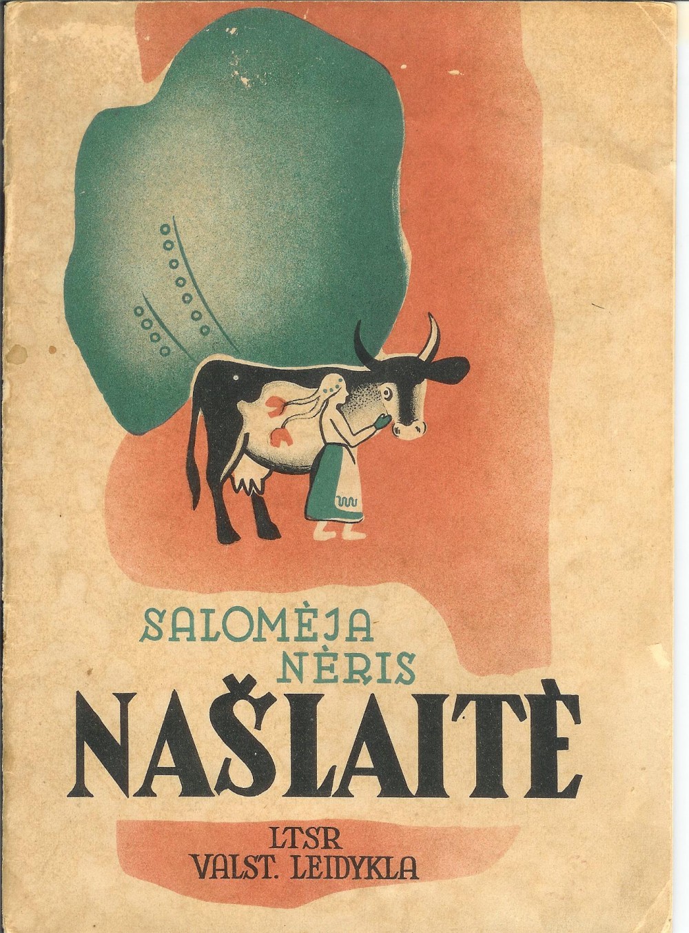 S. Nėries eiliuota poema „Našlaitė”. 1940 m.