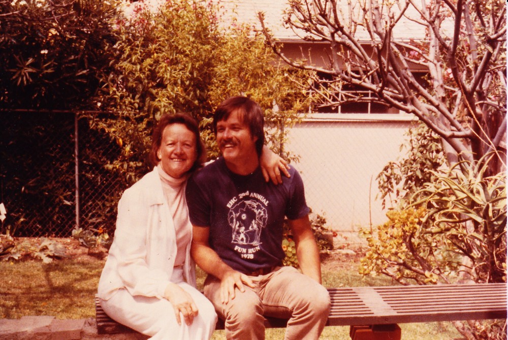 Su sūnumi Arimantu. 1980 m.