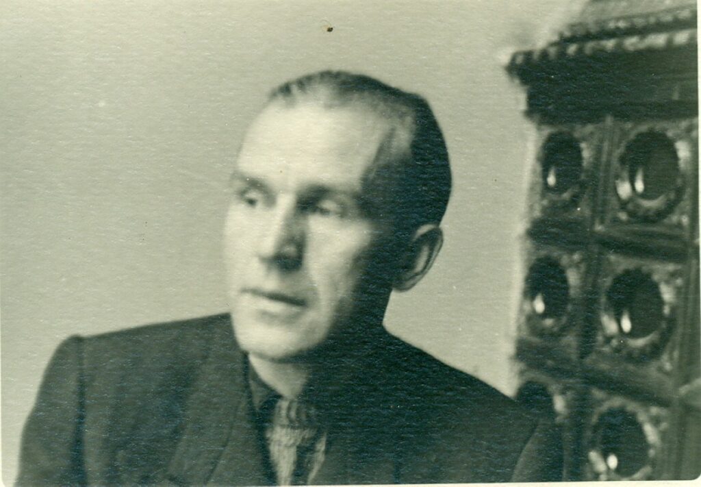 V. Miliūnas. Vilnius, 1948 m. B. Jauniškio nuotrauka