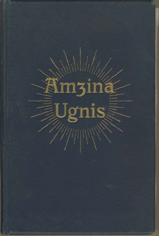 Vydūnas. Dramų trilogija „Amžina ugnis”. Tilžė, 1912–1913 m.