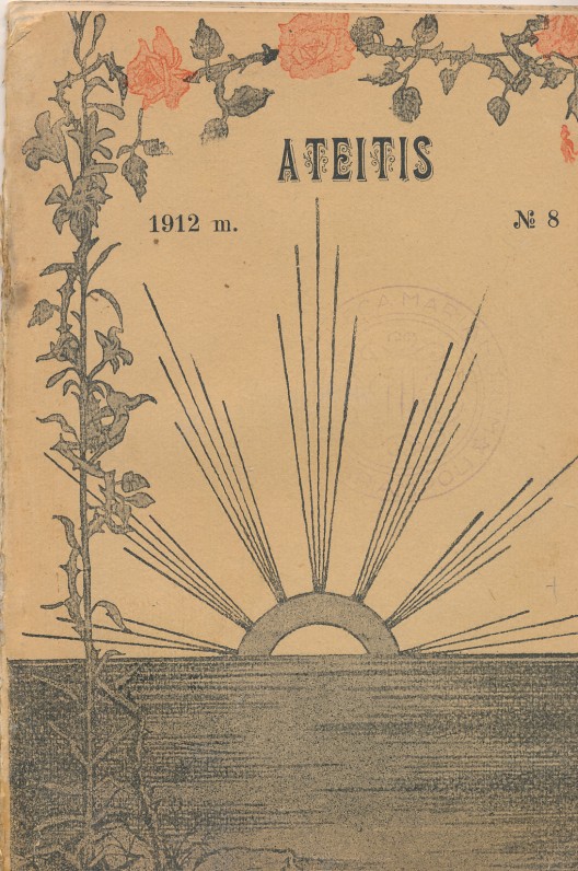 Žurnalas „Ateitis“, kuriame buvo išspausdinti pirmieji Fausto Kiršos eilėraščiai