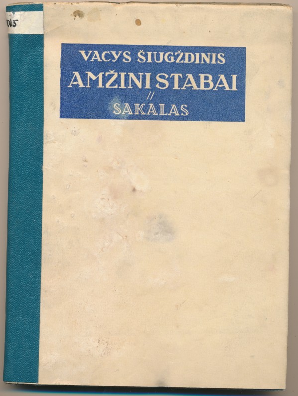 Pirmoji eilėraščių knyga, išleista „Sakalo“ leidykloje. 1936 m.