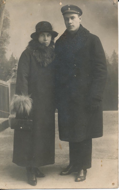 Zinos tėvai – Augustinas Nagys ir Antanina Grundman. Mažeikiai, 1919 m.