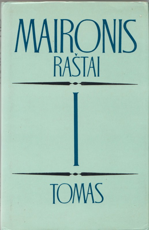 „Raštai. T. 1“. Vilnius, 1987 m.