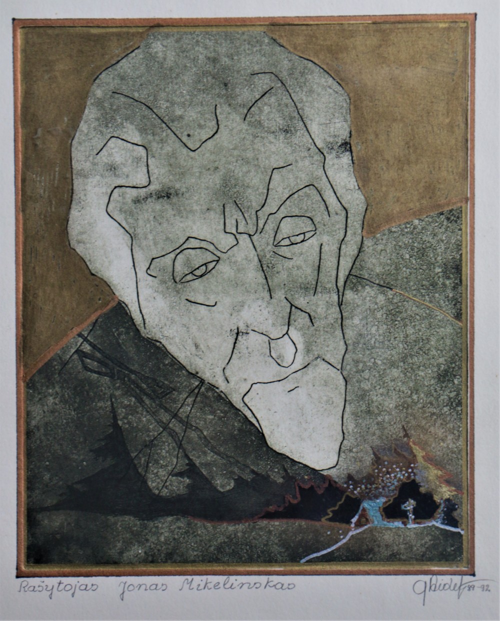 Dail. Gražina Didelytė. Jono Mikelinsko portretas. 1989–1992 m.