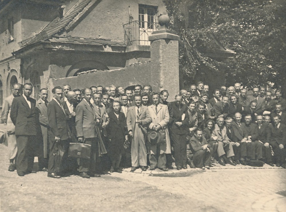 LRD suvažiavimo metu. Augsburgas, 1947 m. liepos 11–12 d.