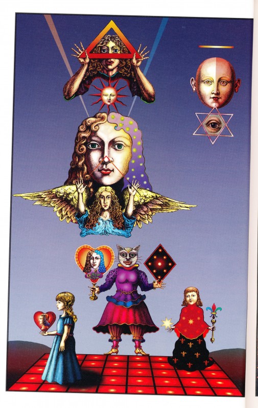 Mykolo Povilo Vilučio iliustracija O. Baliukonės knygai „Gilanda kopų karalienė“