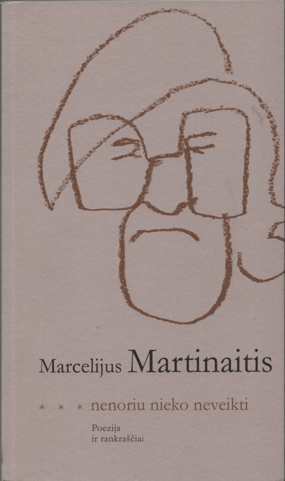 Viršelyje poeto anūkės Justinos Skučaitės piešinys. 2014 m.