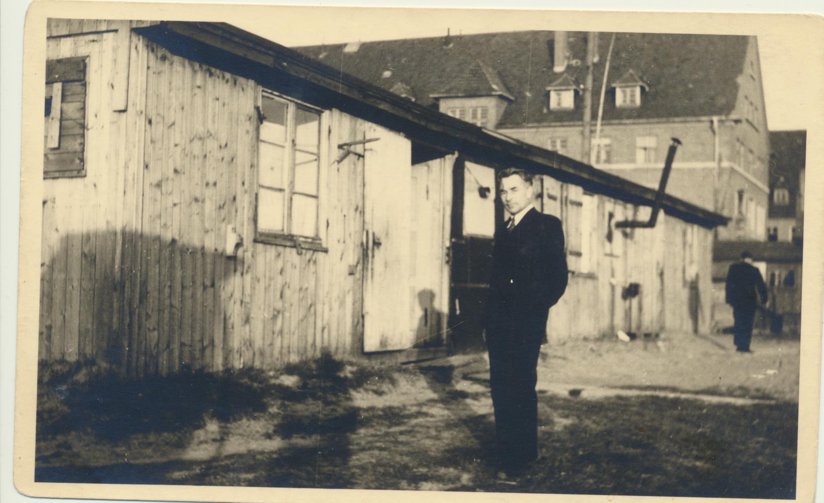 J. Petrėnas Liubeke, Vokietijoje. Apie 1946 m.