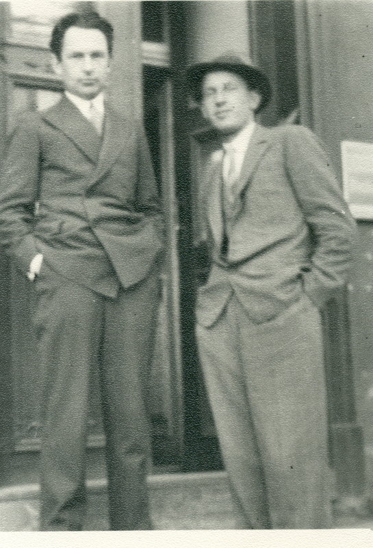 P. Tarulis ir Teofilis Tilvytis. Apie 1930 m.