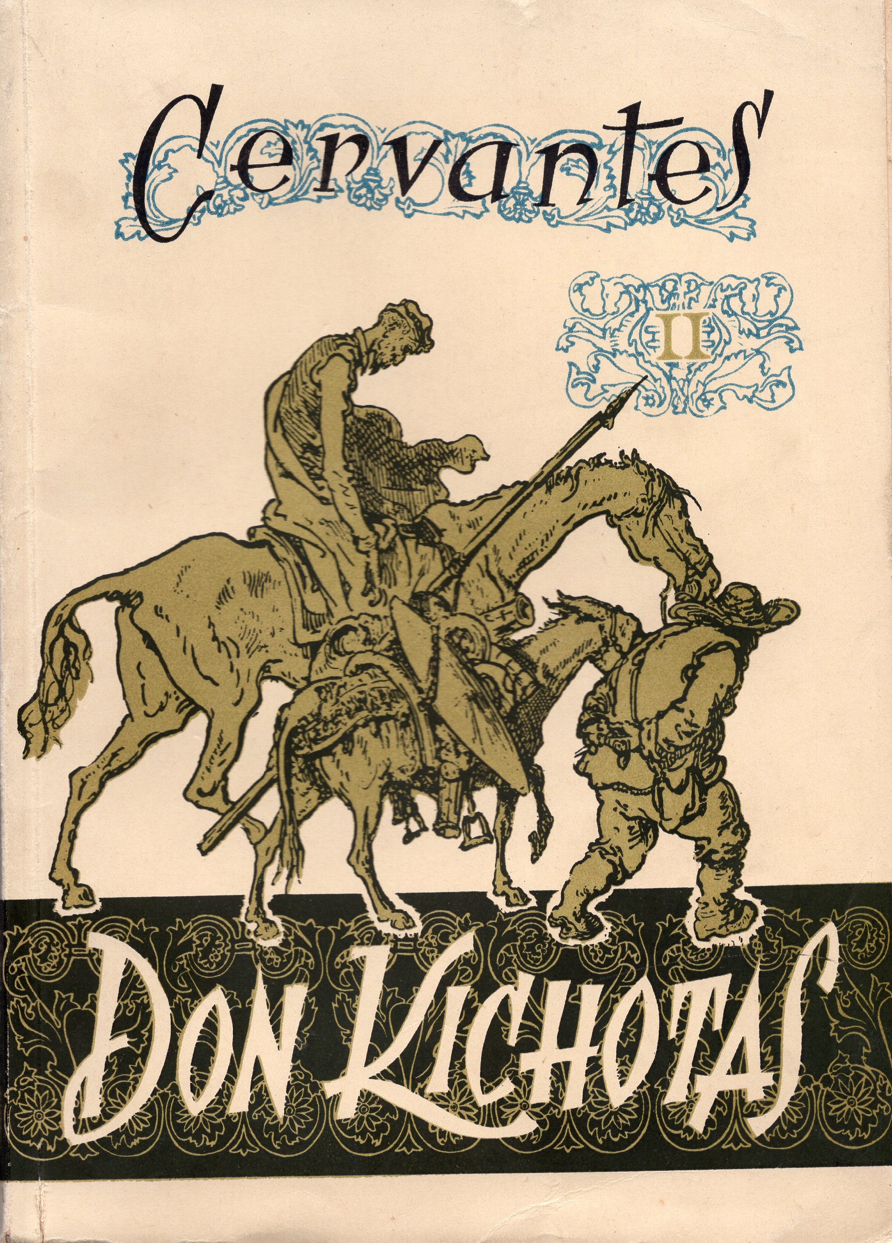 M. de Servanteso „Don Kichotas“ II d. su P. Andriušio vertimu iš ispanų į lietuvių kalbą. Kaunas, 1942 m. MLLM P54217