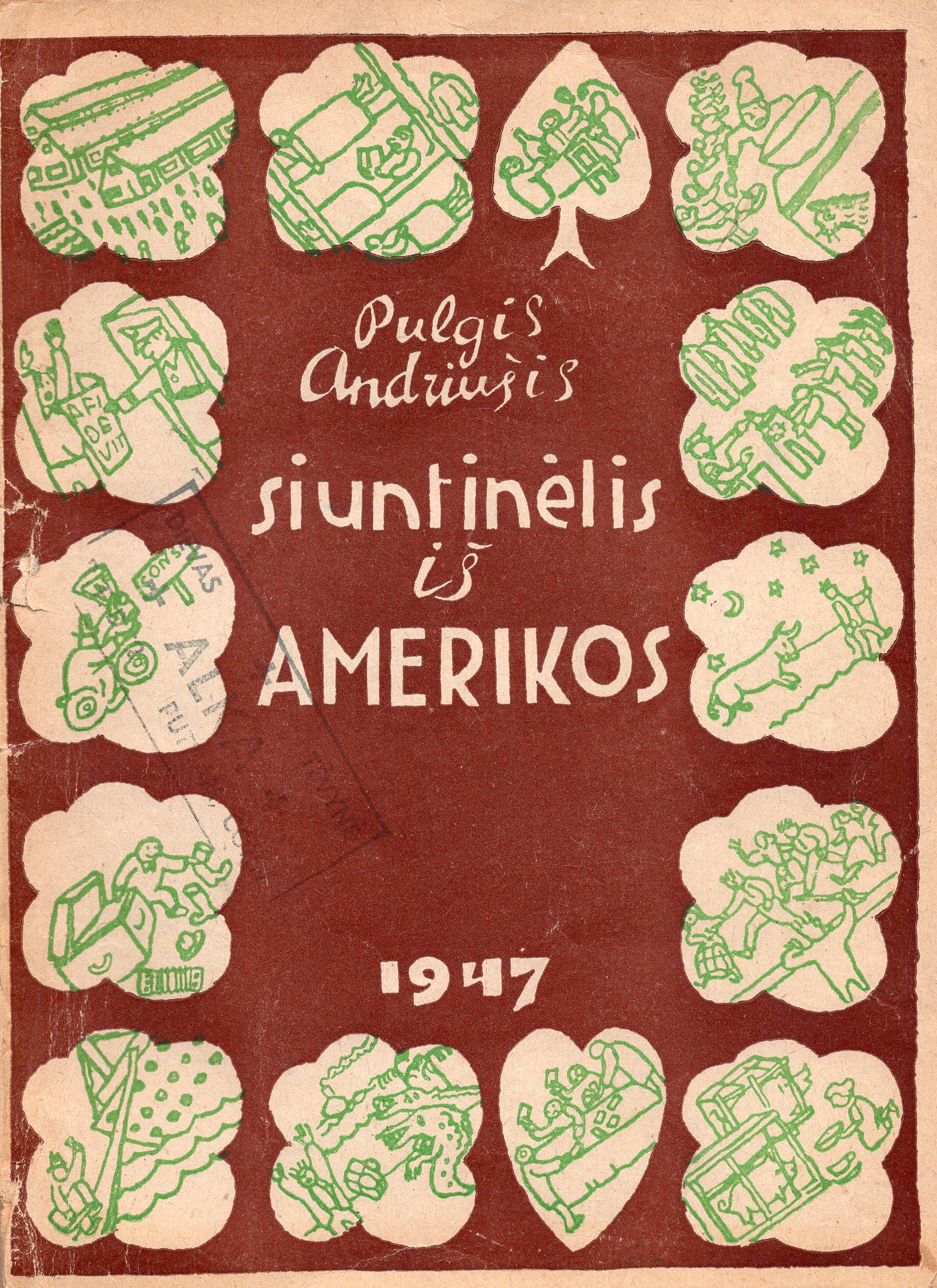 P. Andriušis. „Siuntinėlis iš Amerikos“. Augsburgas, 1947 m. MLLM 1037