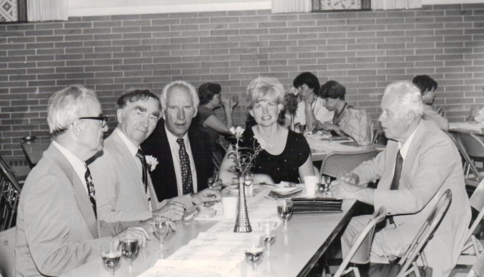 LRD suvažiavimas. Klivlendas. 1982 m. Iš kairės: V. Žilionis, B. Brazdžionis, S. Santvaras, I. Bublienė, B. Gaidžiūnas. MLLM 33178