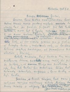 S. Santvaro laiškas J. Brazaičiui. Pfiulingenas. 1948.7.2.