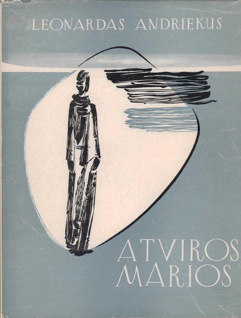 Pirmasis L. Andriekaus eilėraščių rinkinys „Atviros marios“. Bruklinas. 1955 m.