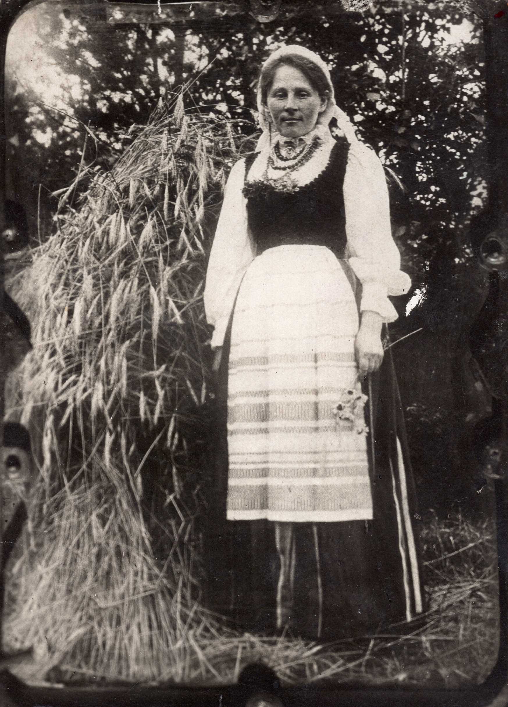S. Pšibiliauskienė. Nuotrauka „Foto – salono V. Sabselban“.Telšiai. Apie 1910 m. MLLM P 18237