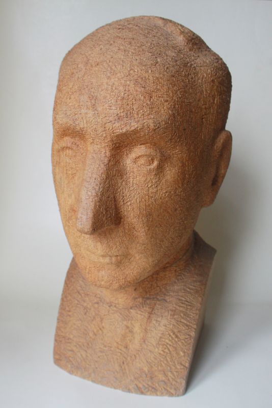 A. Vienuolio biustas. Skulptorius Leonas Strioga. Kaunas, 1989 m. MLLM 32433