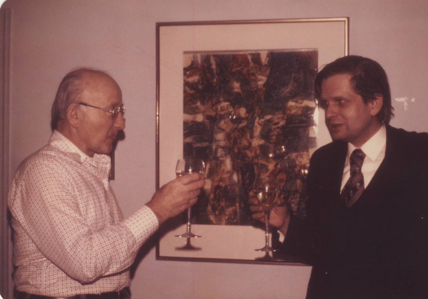 A. Vaičiulaitis ir T. Venclova A. Vaičiulaičio namuose. JAV, 1979 m. MLLM 48900