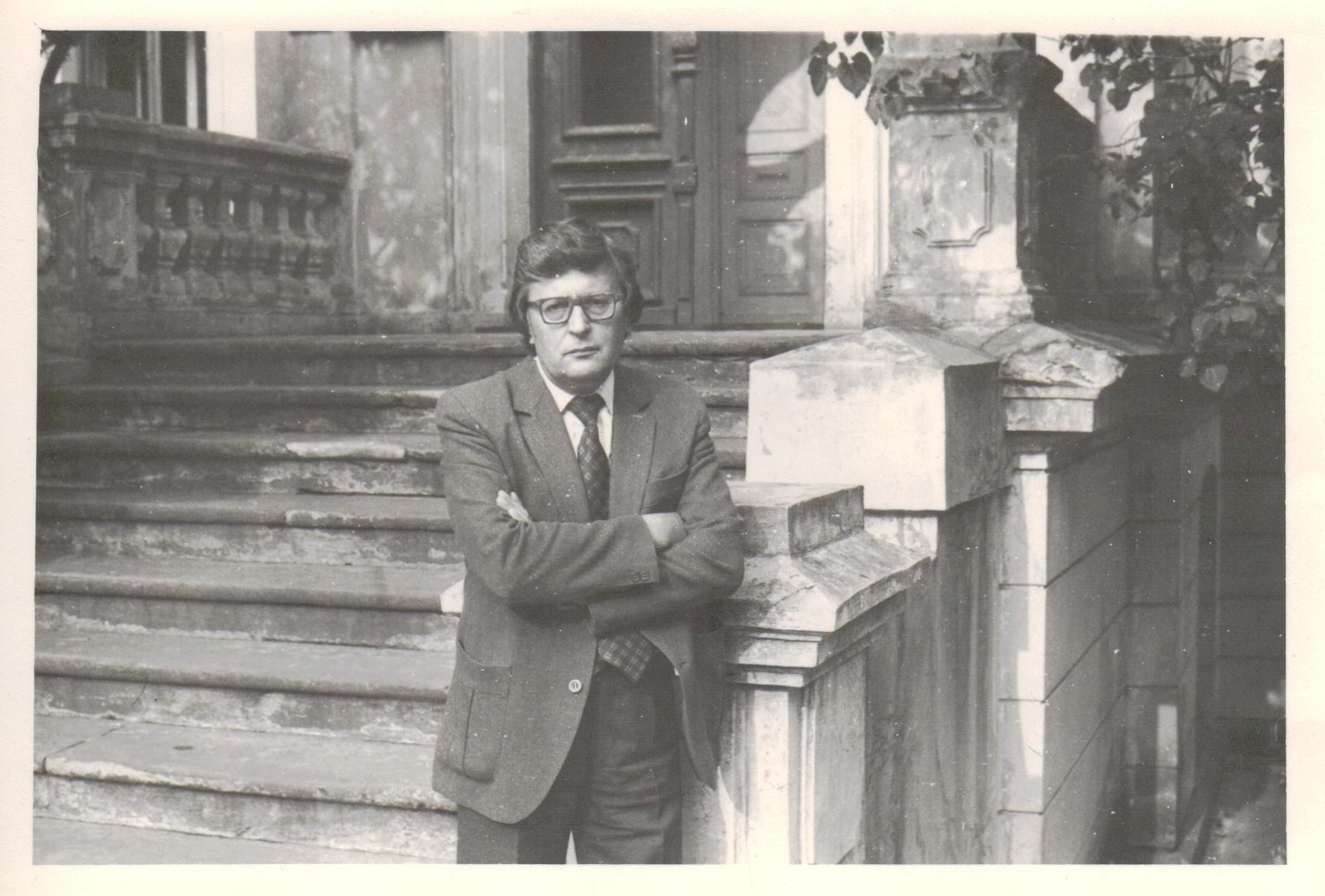 A. Zalatorius prie lietuvių kalbos ir literatūros instituto 1982 m.
