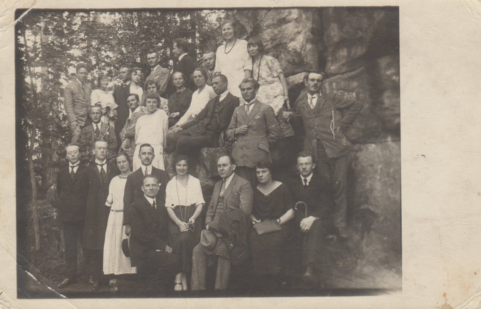 J. Paukštelis ir kt. Palangoje, 1926 m. MLLM 22742