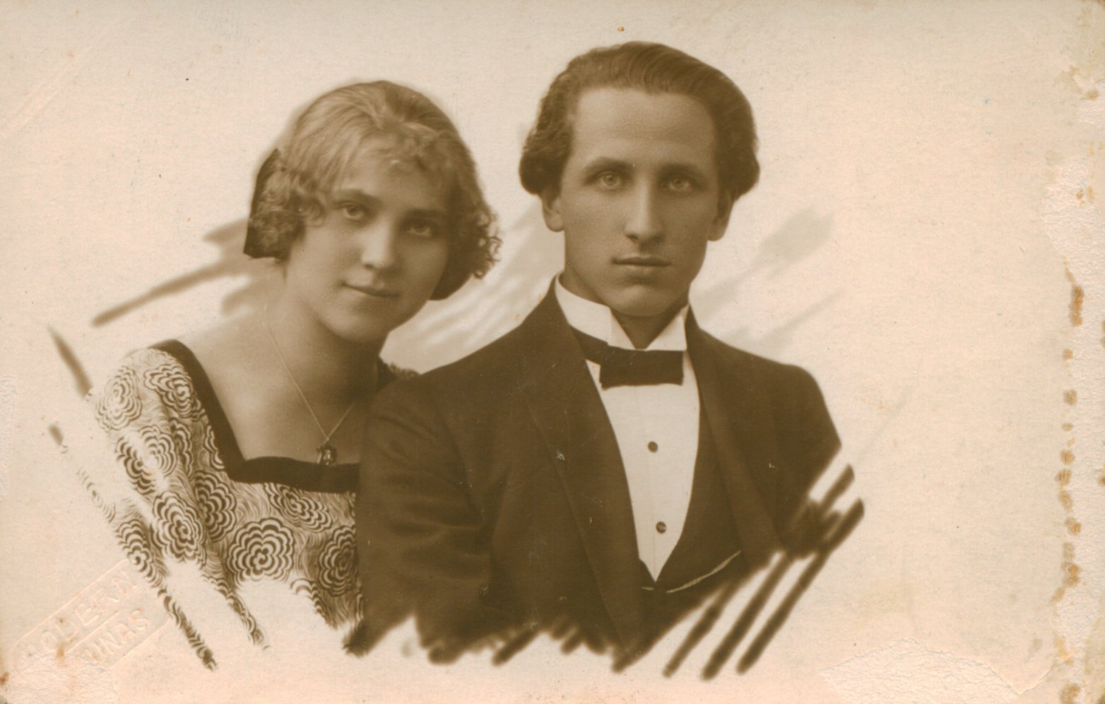 P. Lembertas su žmona Monika. Kaunas. Apie 1926 m.