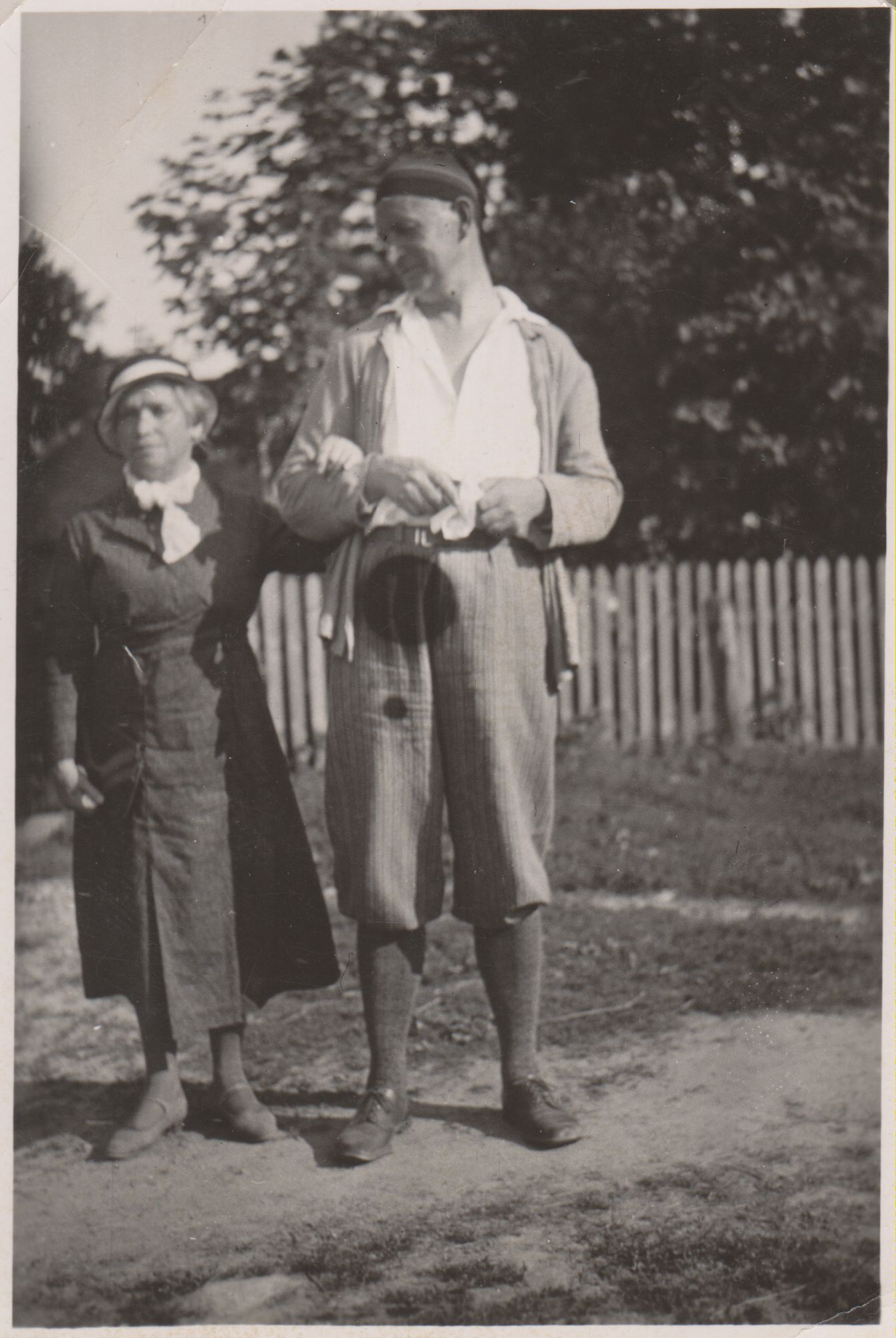 Ona Bagnickaitė ir Balys Sruoga apie 1931 m. MLLM BVSNM GEK 874