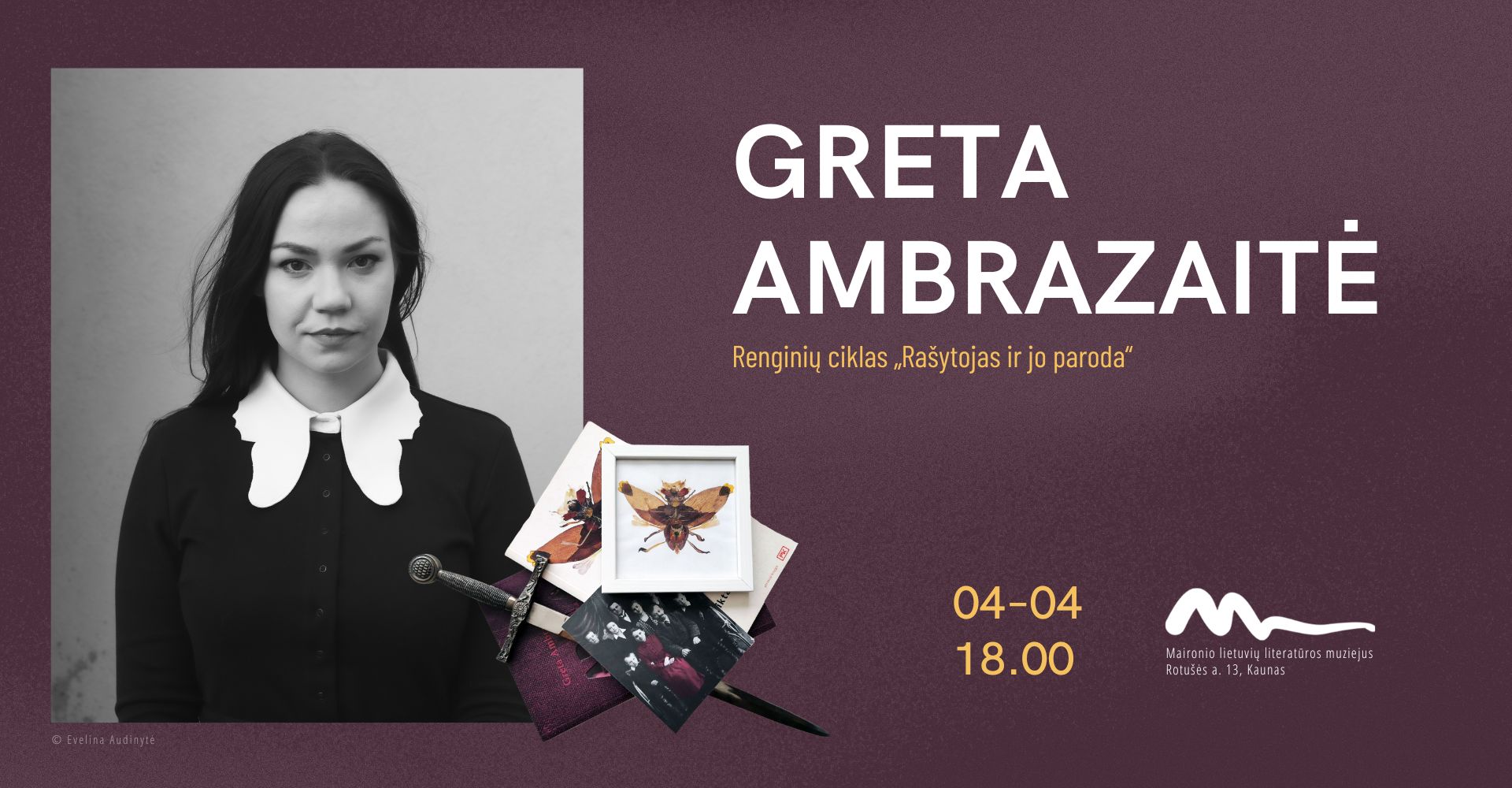 Rašytoja ir jos paroda: GRETA AMBRAZAITĖ