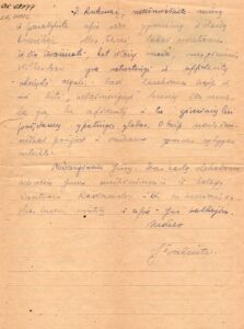 J. Švabaitės-Gylienės laiškas A. Vaičiulaičiui. Roitlingenas, 1948-11-08. MLLM 68377