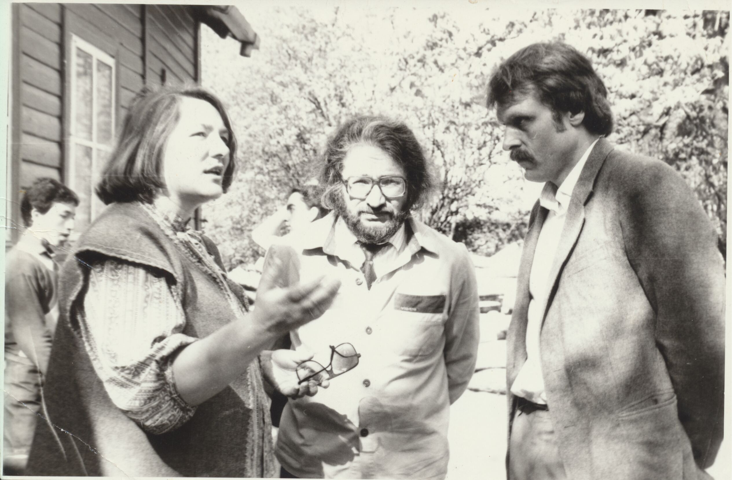 V. Jasukaitytė, S. Geda ir V. Rubavičius. Apie 1989 m. MLLM GEK 137762