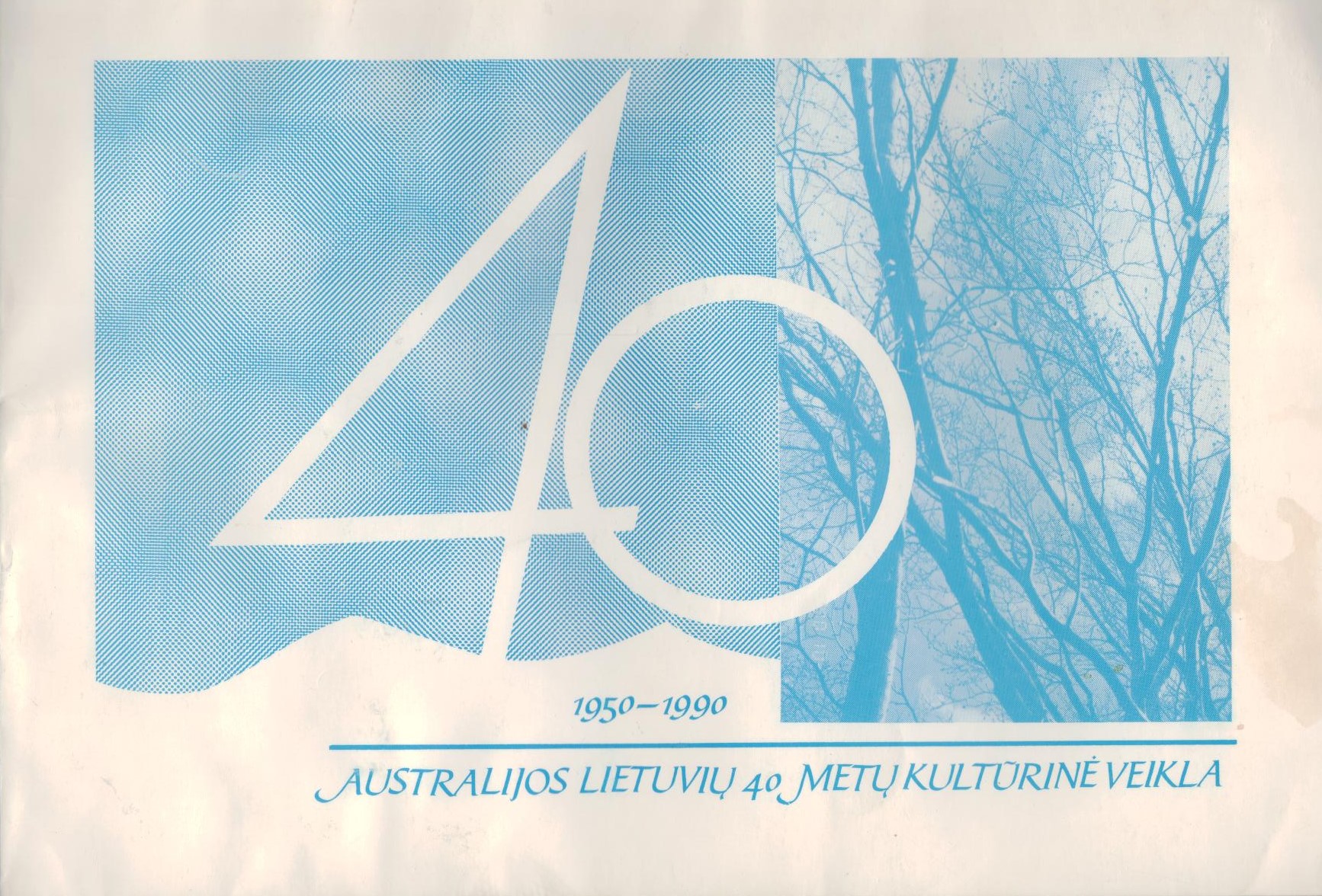 Australijos lietuvių 40 metų kultūrinė veikla. Melburnas. 1990 m. MLLM P31434