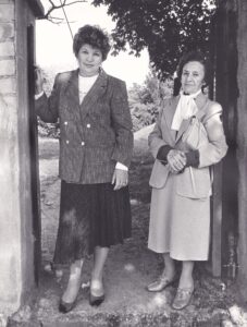 Violeta su mama Sofija. Kaunas, 1987 m. MLLM P26090