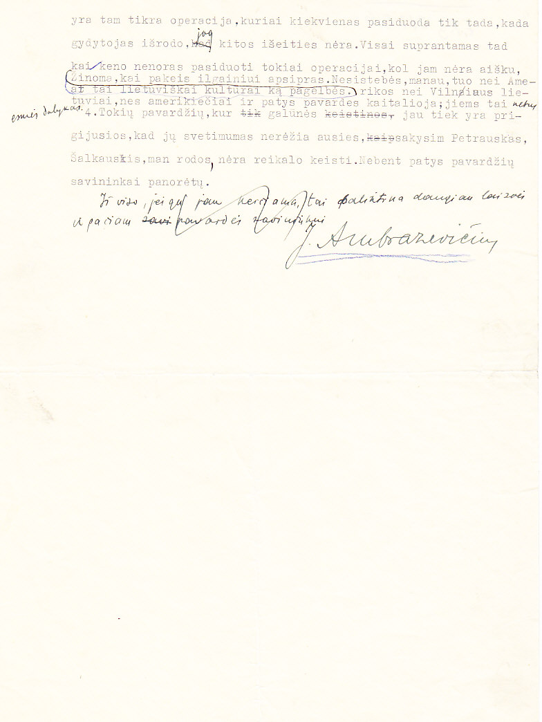 J. Ambrazevičiaus laiškas Lietuvos studento redaktoriui. MLLM 32187