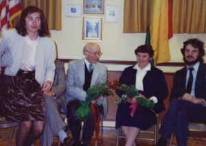 Viešnagė Amerikoje 1990 m. V. Zaborskaitė – antra iš dešinės. MLLM 72156/F3 12864