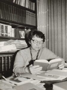 V. Zaborskaitė Vilniuje 1987 m. MLLM P27994