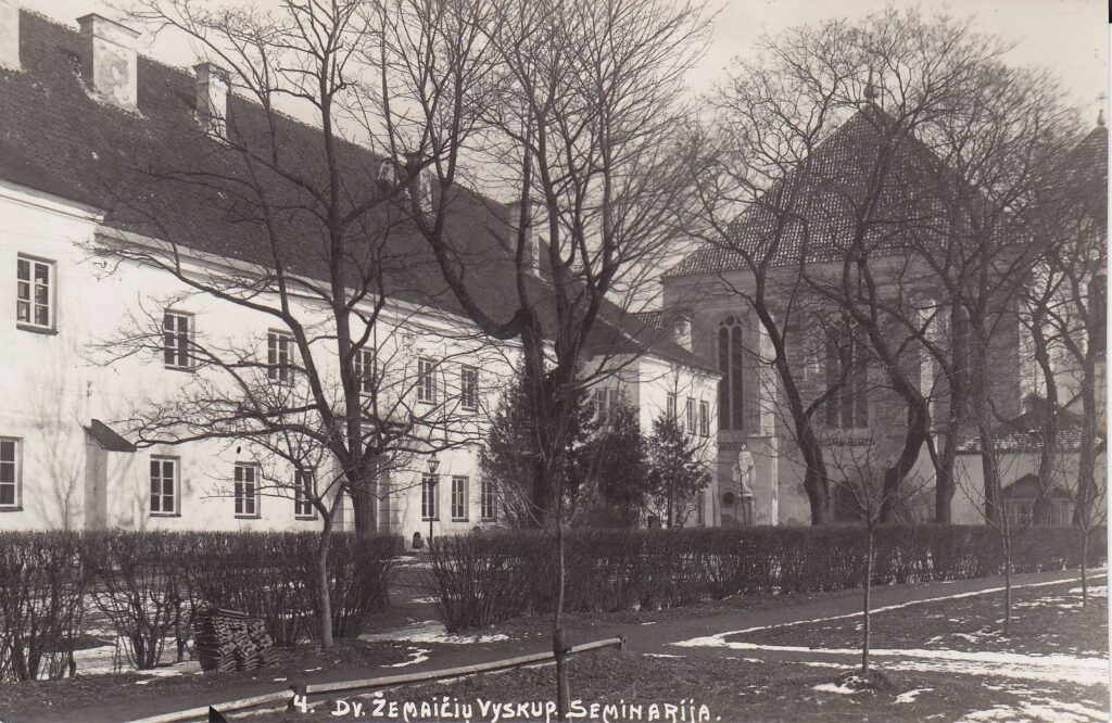 Kunigų seminarijos interjero fragmentas, fotografas nežinomas. 1901–1913 m. MLLM 37/80