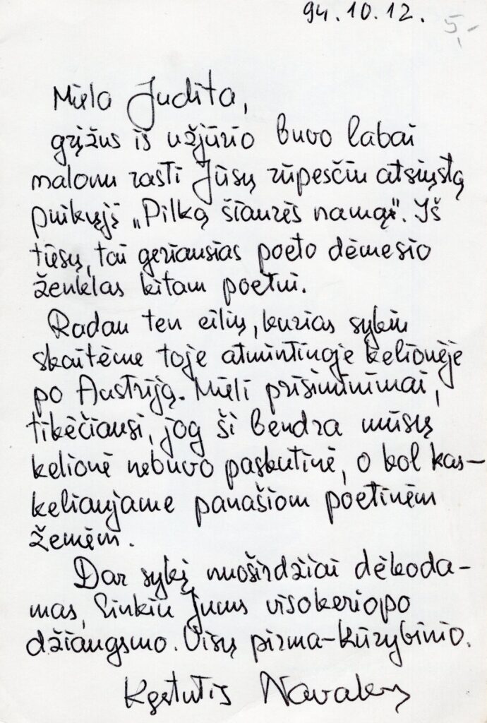 Laiškas poetei J. Vaičiūnaitei. MLLM GEK 70371_2