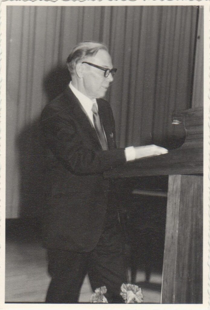 J. Aistis literatūros vakare. Torontas, 1970-04-19. MLLM 103626