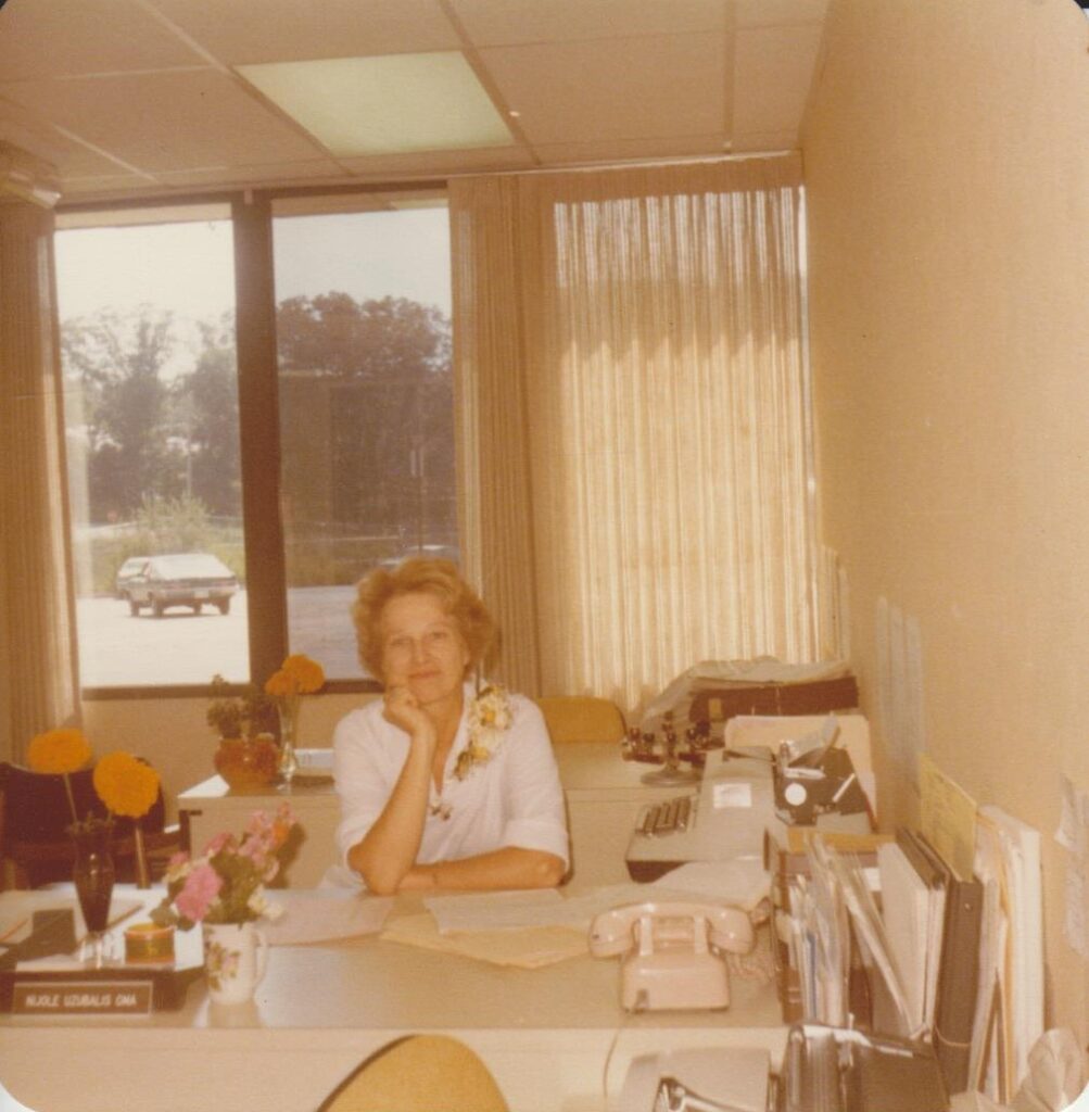 N. Jankutė – Forest Hill Medical draudimo skyriaus vedėja. 1979 m. MLLM 78620