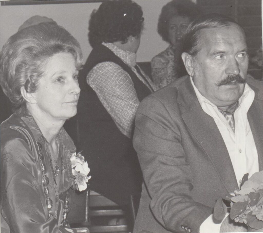 N. Jankutė su A. T. Antanaičiu renginyje. 1979 m. MLLM 78635