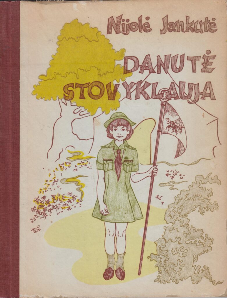 N. Jankutė. Danutė stovyklauja. Čikaga: Lietuvių Skaučių Seserija, 1966 m. MLLM 94860