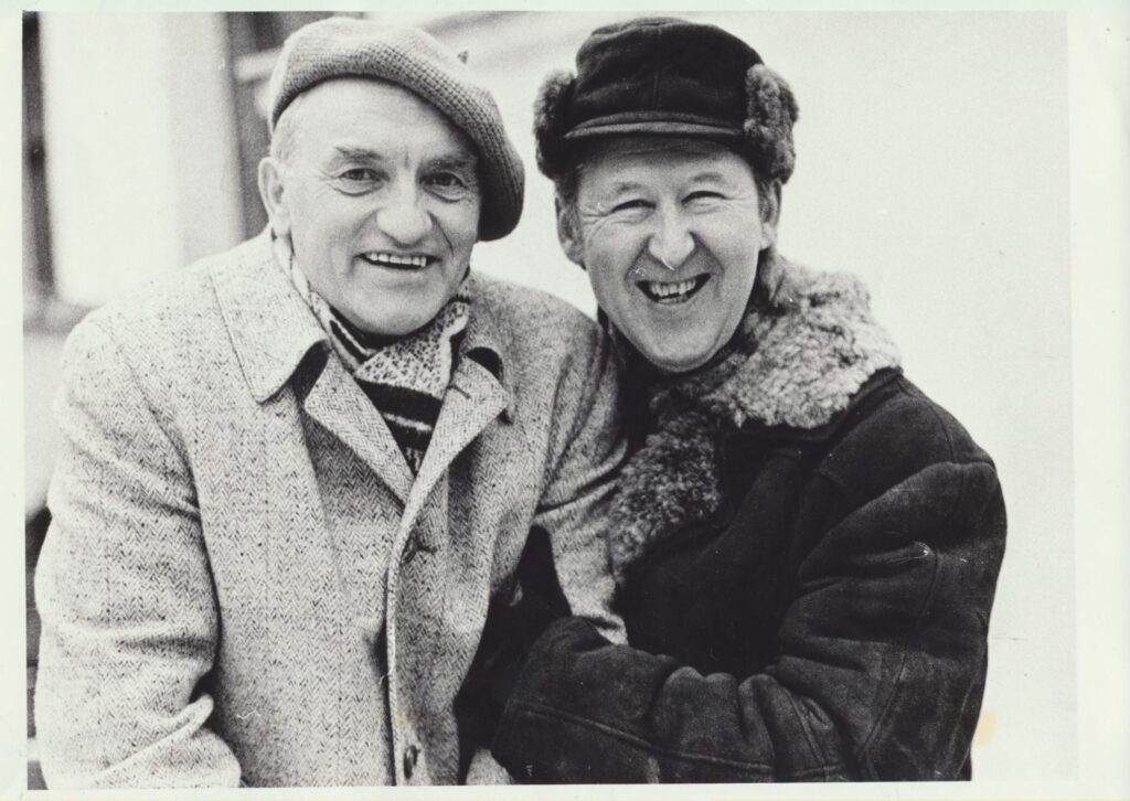 A. Dabulskis ir kun. R. Mikutavičius. Kaunas, apie 1994 m. MLLM GEK 144618