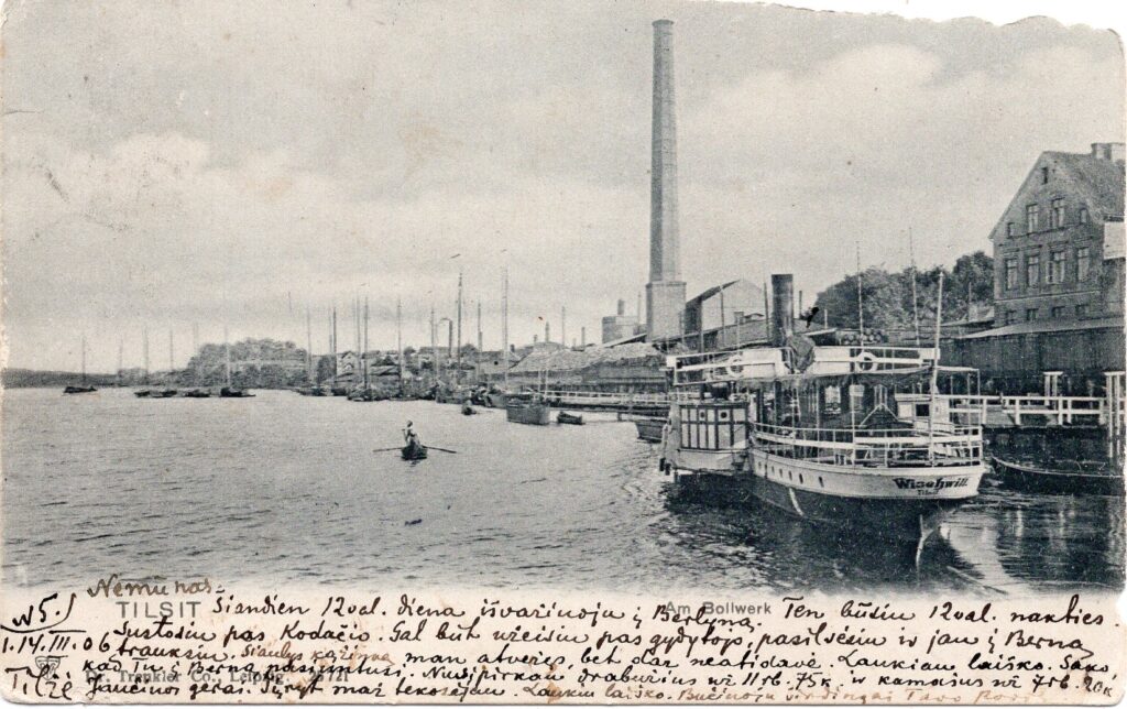 P. Višinskio atvirlaiškis žmonai Juzefai. Tilžė, 1906-03-14. MLLM 24945