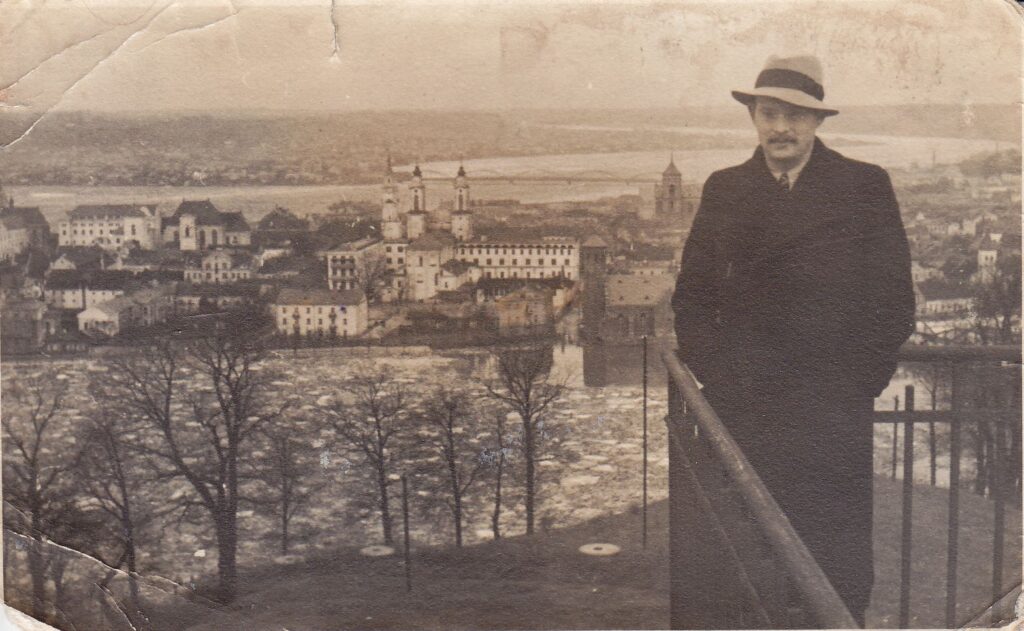 K. Boruta ant Aleksoto kalno. Kaunas, apie 1930 m. MLLM_65090