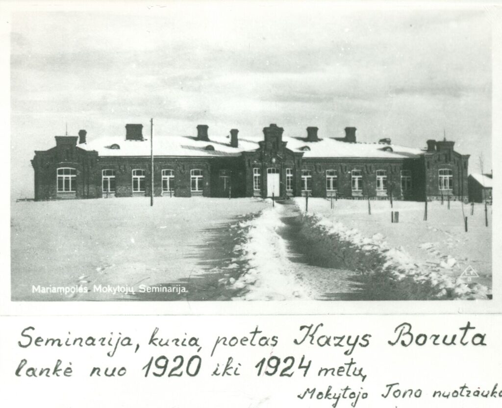 Marijamolės mokytojų seminarija, apie 1920 m. Nuotr. L. Tono. RMM_IK_27364
