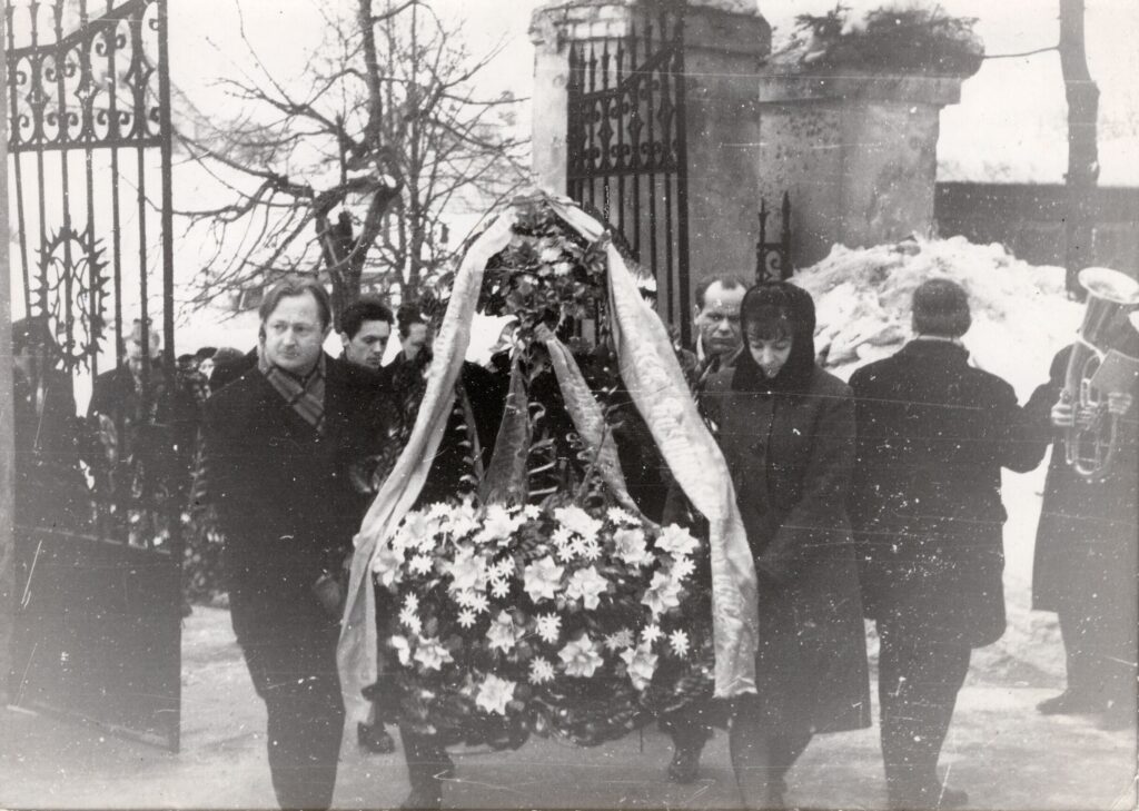 K. Borutos laidotuvės. Vilnius, 1965 m. kovas. MLLM_14669_1
